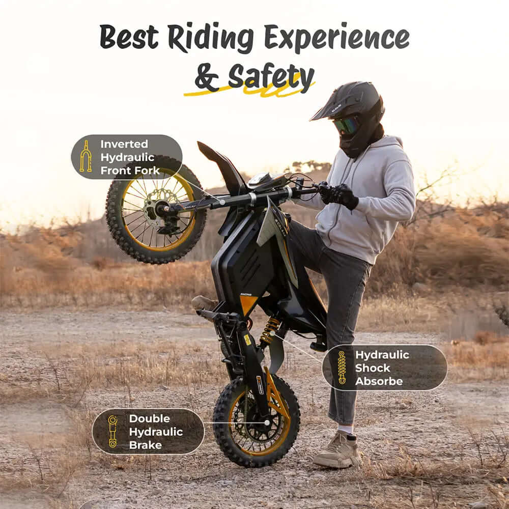 Evoltrix Conqueror X Off-Road Only Electric Dirt Bike - Non-Street Legal Evoltrix
