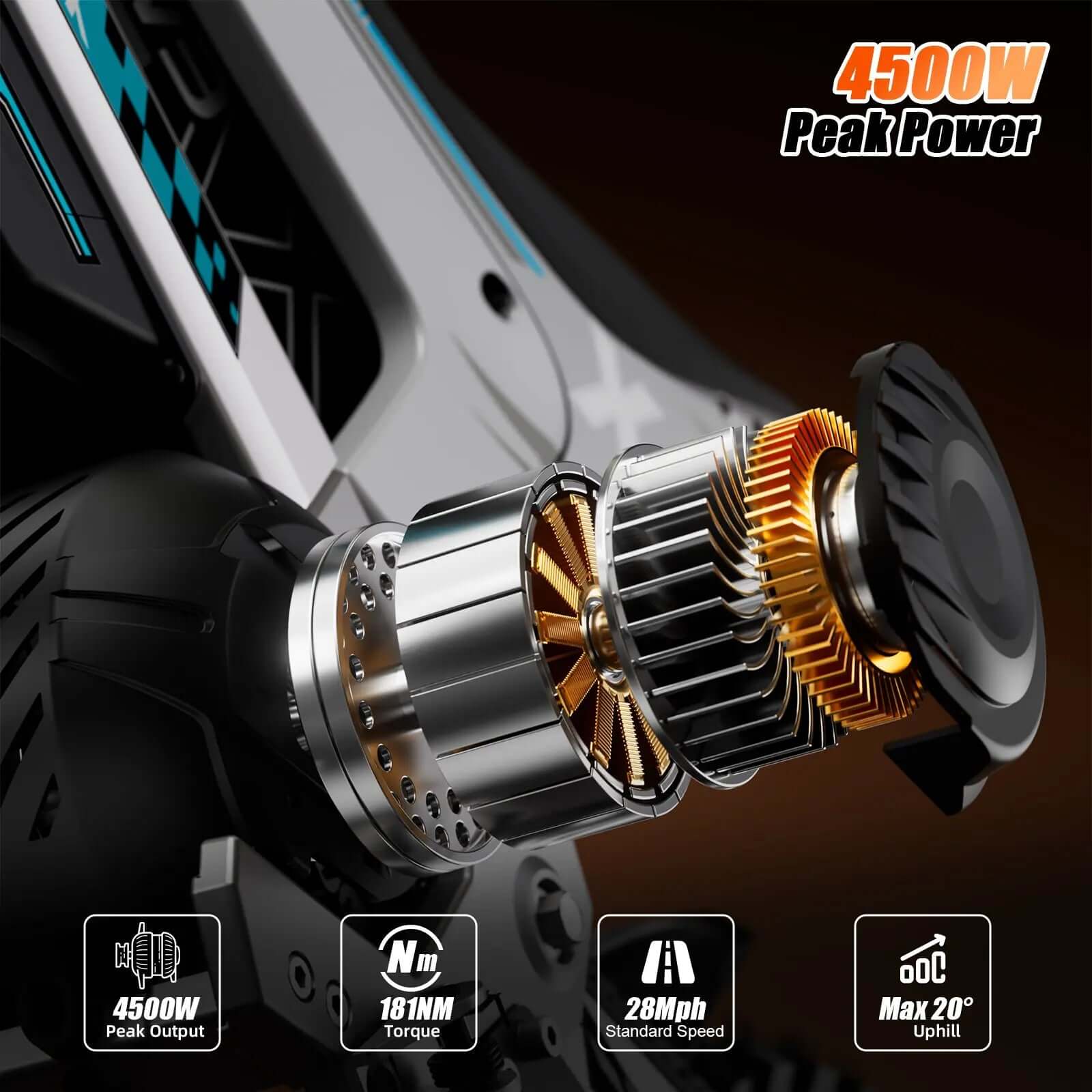 Evoltrix X7 Off-Road Electric Bicycle | 4500W Power Evoltrix
