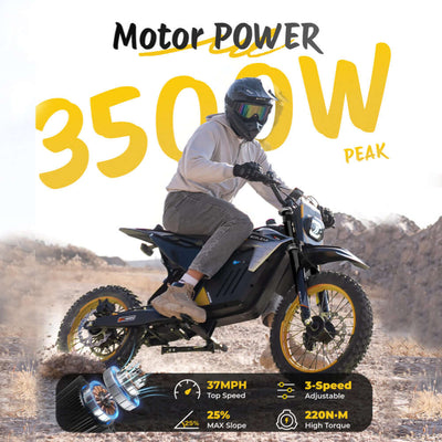 Evoltrix Conqueror X Off-Road Only Electric Dirt Bike - Non-Street Legal Evoltrix