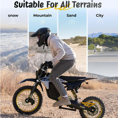 Evoltrix Conqueror X Off-Road Only Electric Dirt Bike - Non-Street Legal Evoltrix