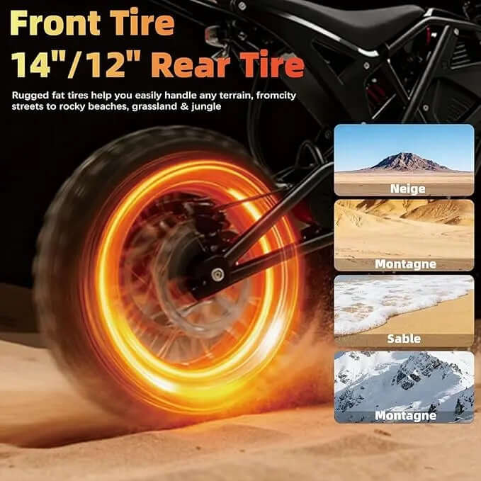 ROGUE MX-01 | Class 2 Electric Bicycle | Off-Road eBike, Max Speed 28MPH