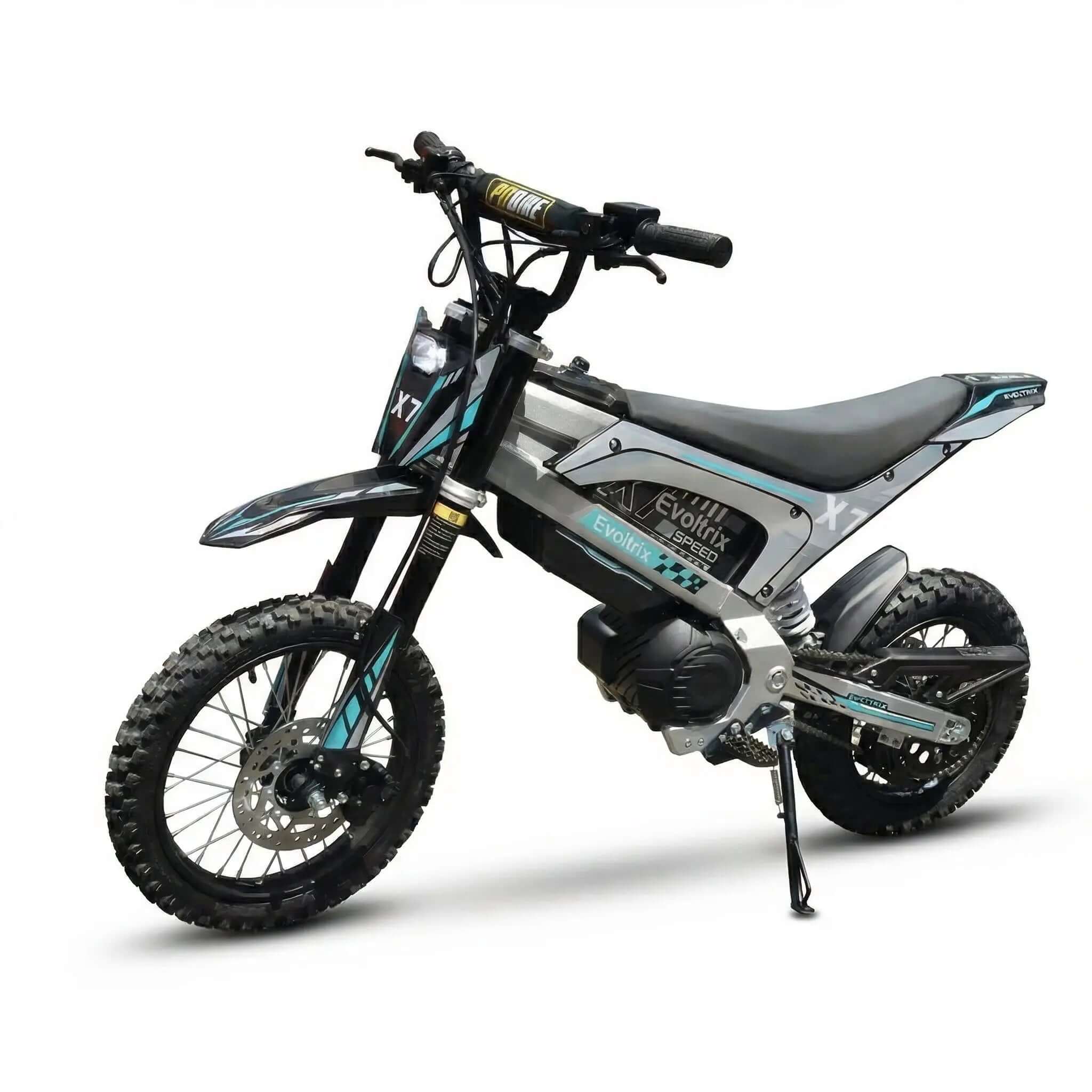 Evoltrix X7 off-road electric bicycle - front view